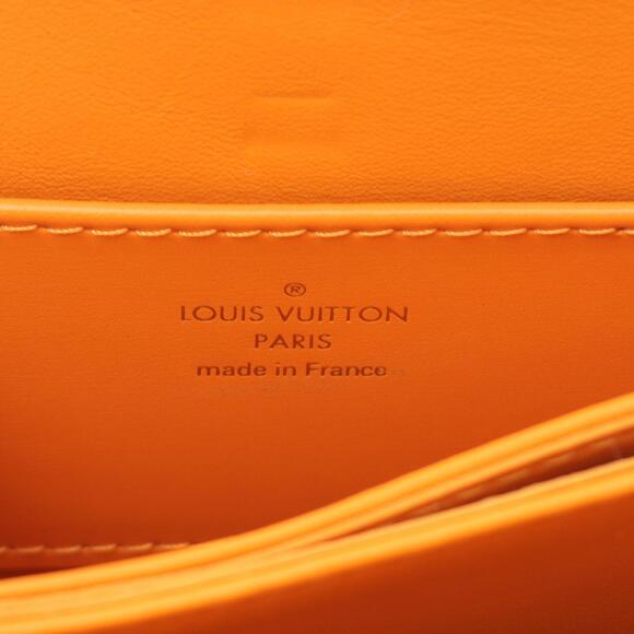 LOUIS VUITTON Rose des Vents PM Handbag Leather Calfskin Women's Orange M53818 - Picture 6 of 10